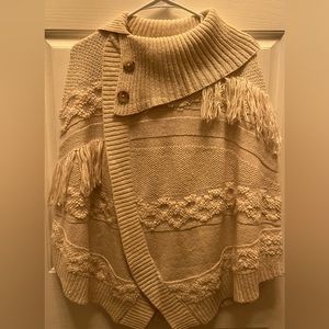 PRE-OWNED  INC INTERNATIONAL CONCEPTS  WOMEN'S PONCHO- PETITE MEDIUM/LARGE